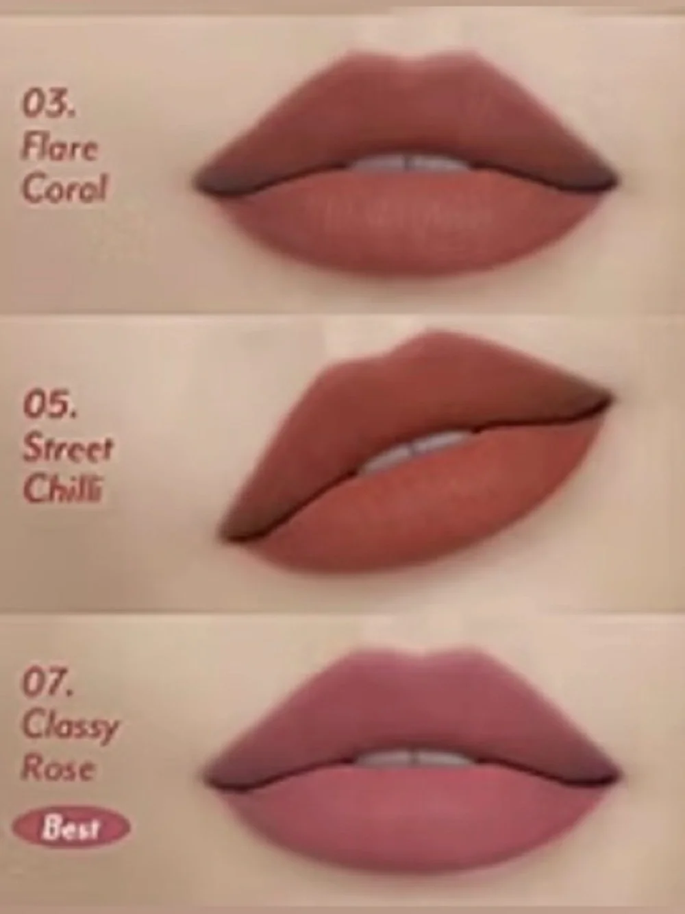 Matte Velvet Tint #05 Street Chilli K-Beauty NIB I’M MEME Lip Silhouette